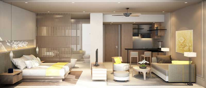 nội thất condotel carava resort nha trang