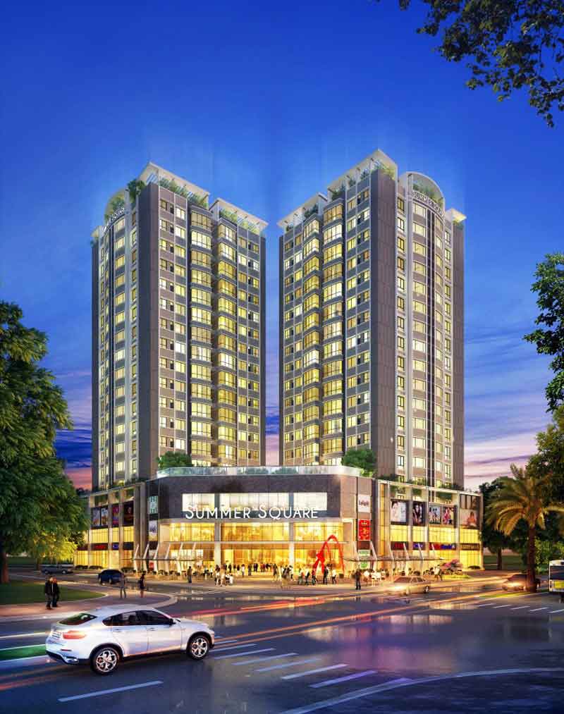 phối cảnh dự án summer square