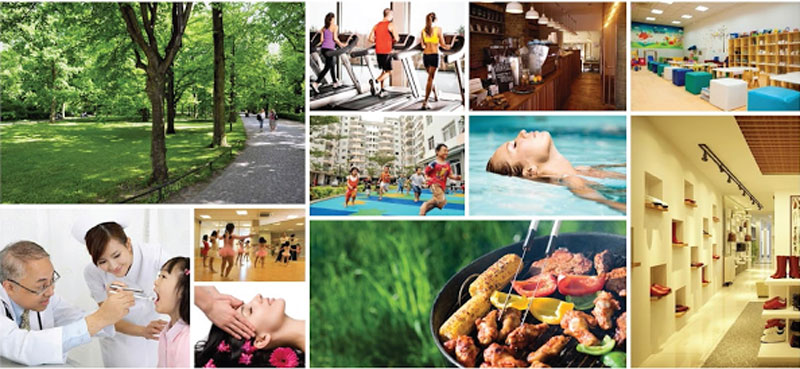 tiện ích hoàn hảo tại luxgarden