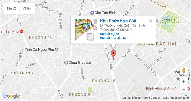 vị trí khu c30