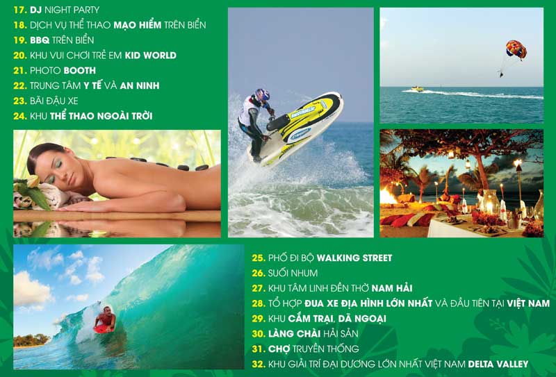 tiện ích aloha beach village