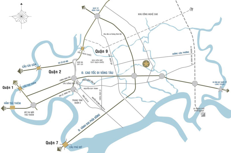 vị trí Liên phường star