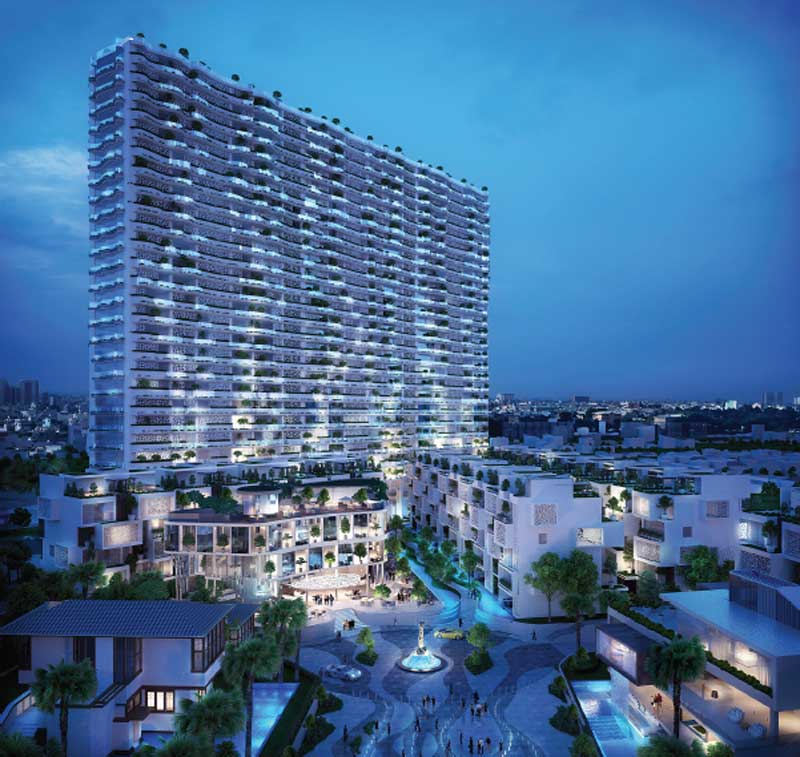 Skyvilla đẳng cấp sang trong tại dự án Evergreen