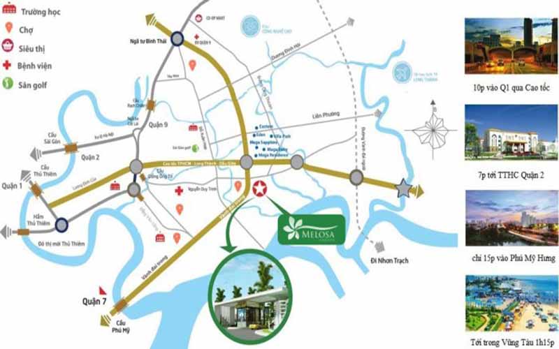 Dự án Melosa Garden nơi giao lưu kinh tế Dự án Melosa Garden nơi giao lưu kinh tế