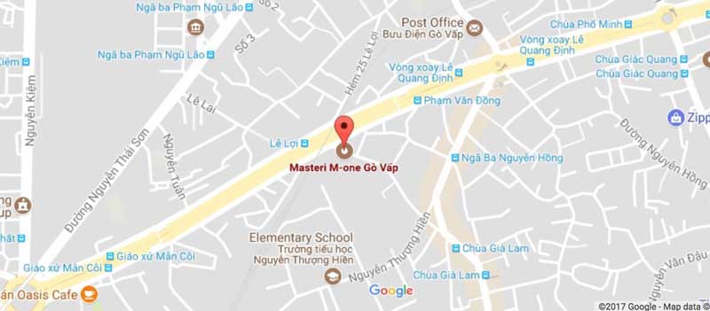 vị trí chung cư masteri m one go vap