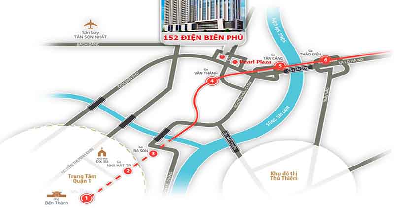 vị trí dự án căn hộ 152 Điện Biên Phủ vị trí dự án căn hộ 152 Điện Biên Phủ