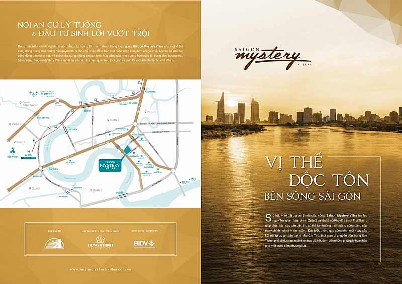 Đất nền biệt thự Saigon Mystery Villas Quận có vị trí độc tôn tại trung tâm quận 2