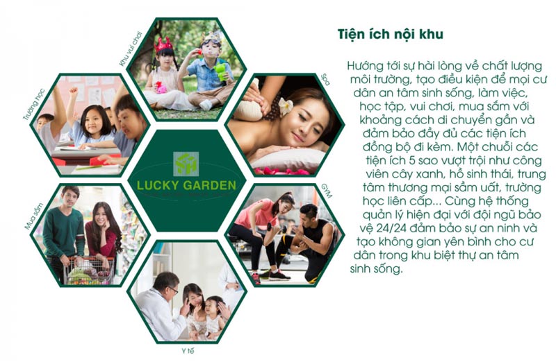 tiện ích nội khu lucky garden củ chi