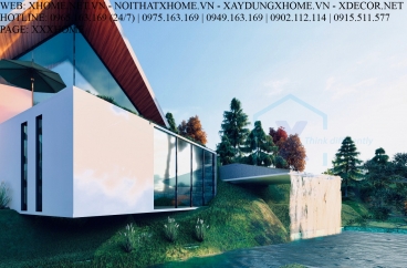 THIẾT KẾ THI CÔNG KIẾN TRÚC BIỆT THỰ X HOME HÀ NỘI XHOME22