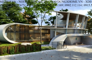 THIẾT KẾ THI CÔNG KIẾN TRÚC BIỆT THỰ X HOME HÀ NỘI XHOME23