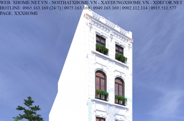THIẾT KẾ THI CÔNG KIẾN TRÚC HOMESTAY X HOME HÀ NỘI XHOME02