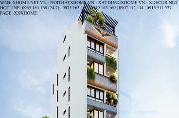 THIẾT KẾ THI CÔNG KIẾN TRÚC KHÁCH SẠN X HOME HÀ NỘI XHOME14