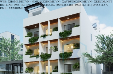 THIẾT KẾ THI CÔNG KIẾN TRÚC KHÁCH SẠN X HOME HÀ NỘI XHOME16 PART 1