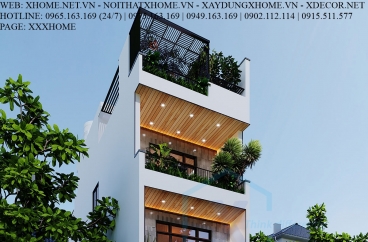 THIẾT KẾ THI CÔNG KIẾN TRÚC NHÀ PHỐ X HOME HÀ NỘI XHOME20