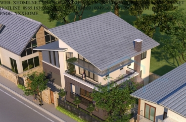 THIẾT KẾ THI CÔNG KIẾN TRÚC BIỆT THỰ X HOME HÀ NỘI XHOME01