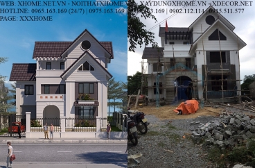 THIẾT KẾ THI CÔNG KIẾN TRÚC BIỆT THỰ X HOME HÀ NỘI XHOME04