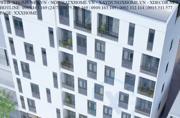 THIẾT KẾ THI CÔNG KIẾN TRÚC CHUNG CƯ X HOME HÀ NỘI XHOME01