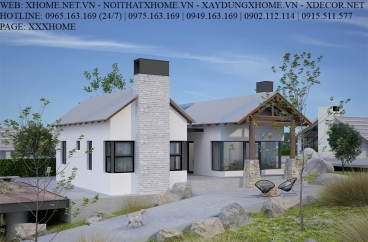 THIẾT KẾ THI CÔNG KIẾN TRÚC BIỆT THỰ X HOME HÀ NỘI XHOME07