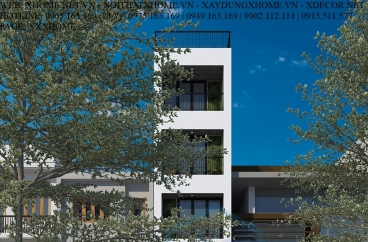 THIẾT KẾ THI CÔNG KIẾN TRÚC NHÀ PHỐ X HOME HÀ NỘI XHOME10