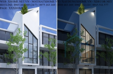 THIẾT KẾ THI CÔNG KIẾN TRÚC NHÀ PHỐ X HOME HÀ NỘI XHOME13