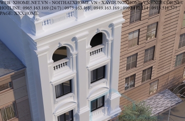 THIẾT KẾ THI CÔNG KIẾN TRÚC NHÀ PHỐ X HOME HÀ NỘI XHOME16