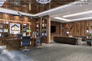 THIẾT KẾ THI CÔNG KIẾN TRÚC VĂN PHÒNG X HOME HÀ NỘI XHOME12