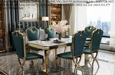 BÀN GHẾ ĂN CAO CẤP X HOME HÀ NỘI SÀI GÒN XHOME3302