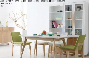 BÀN GHẾ ĂN GỖ X HOME HÀ NỘI SÀI GÒN HỒ CHÍ MINH XHOME1133