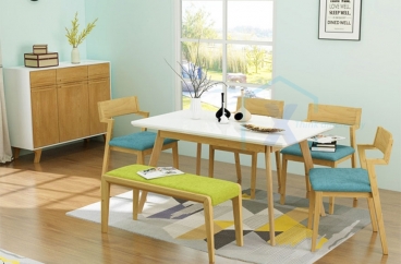 BÀN GHẾ ĂN GỖ X HOME HÀ NỘI SÀI GÒN HỒ CHÍ MINH XHOME1134