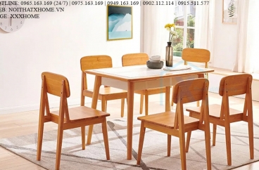 BÀN GHẾ ĂN GỖ X HOME HÀ NỘI SÀI GÒN HỒ CHÍ MINH XHOME1136