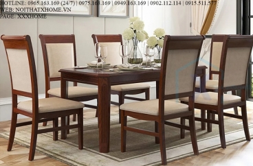 BÀN GHẾ ĂN GỖ X HOME HÀ NỘI SÀI GÒN HỒ CHÍ MINH XHOME1138