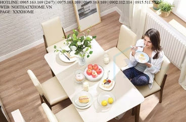 BÀN GHẾ ĂN GỖ X HOME HÀ NỘI SÀI GÒN HỒ CHÍ MINH XHOME1140