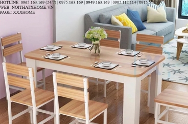 BÀN GHẾ ĂN GỖ X HOME HÀ NỘI SÀI GÒN HỒ CHÍ MINH XHOME2217