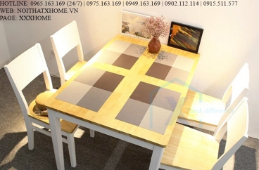 BÀN GHẾ ĂN GỖ X HOME HÀ NỘI SÀI GÒN HỒ CHÍ MINH XHOME2235
