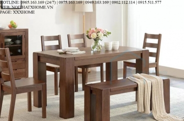 BÀN GHẾ ĂN GỖ X HOME HÀ NỘI SÀI GÒN HỒ CHÍ MINH XHOME2246