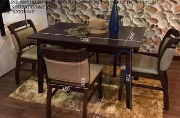 BÀN GHẾ ĂN GỖ X HOME HÀ NỘI SÀI GÒN HỒ CHÍ MINH XHOME3301