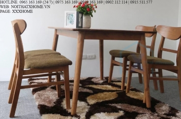 BÀN GHẾ ĂN GỖ X HOME HÀ NỘI SÀI GÒN HỒ CHÍ MINH XHOME3303