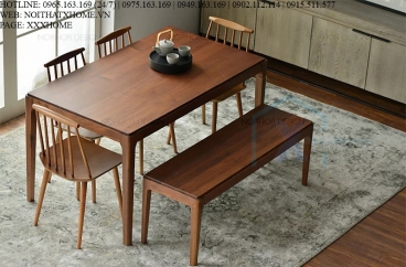 BÀN GHẾ ĂN GỖ X HOME HÀ NỘI SÀI GÒN HỒ CHÍ MINH XHOME3316