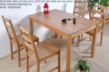 BÀN GHẾ ĂN GỖ X HOME HÀ NỘI SÀI GÒN HỒ CHÍ MINH XHOME3317