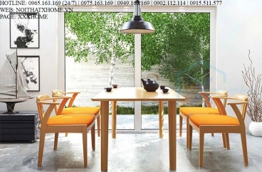 BÀN GHẾ ĂN GỖ X HOME HÀ NỘI SÀI GÒN HỒ CHÍ MINH XHOME3326