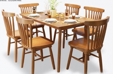 BÀN GHẾ ĂN GỖ X HOME HÀ NỘI SÀI GÒN HỒ CHÍ MINH XHOME4408