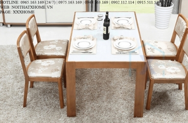 BÀN GHẾ ĂN GỖ X HOME HÀ NỘI SÀI GÒN HỒ CHÍ MINH XHOME4428