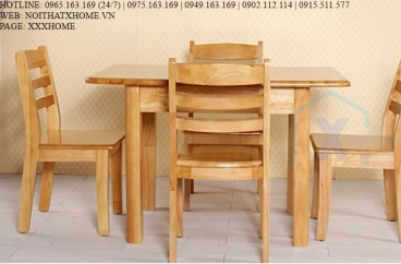 BÀN GHẾ ĂN GỖ X HOME HÀ NỘI SÀI GÒN HỒ CHÍ MINH XHOME4433