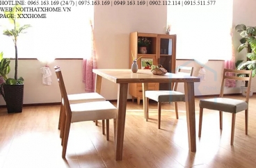 BÀN GHẾ ĂN GỖ X HOME HÀ NỘI SÀI GÒN HỒ CHÍ MINH XHOME4435