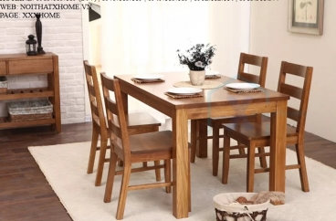 BÀN GHẾ ĂN GỖ X HOME HÀ NỘI SÀI GÒN HỒ CHÍ MINH XHOME4446