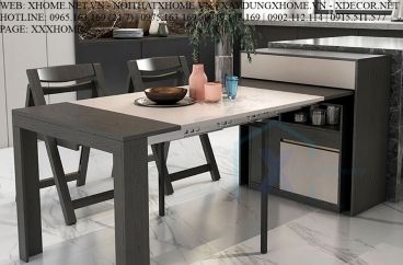 BÀN ĂN THÔNG MINH GẤP GỌN X HOME HÀ NỘI ĐẸP XHOME3305