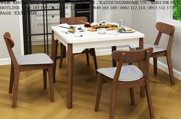 BÀN ĂN THÔNG MINH GẤP GỌN X HOME HÀ NỘI ĐẸP XHOME3307