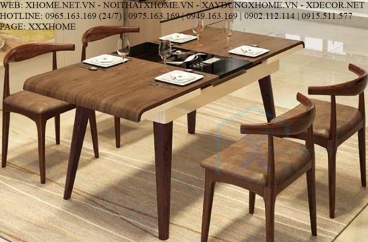 BÀN ĂN THÔNG MINH GẤP GỌN X HOME HÀ NỘI ĐẸP XHOME3308