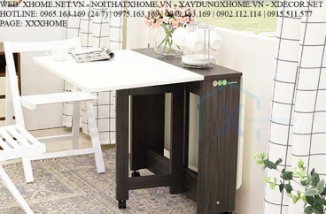 BÀN ĂN THÔNG MINH GẤP GỌN X HOME HÀ NỘI ĐẸP XHOME3310
