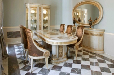 Bàn ăn Vicente - Hermitage Lacquered X HOME Hà Nội